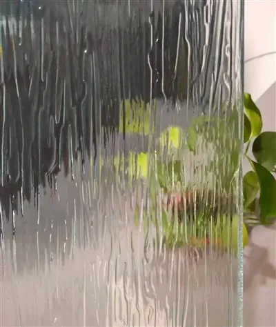 Vidro padrão transparente